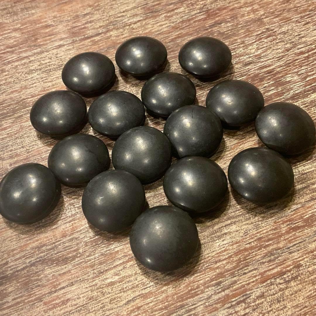 高級 碁石 蛤 那智黒 35号 特大 碁笥碁石 蛤・那智黒 碁笥 高級銘木